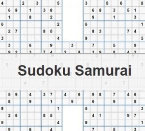 Sudoku Samurai Cinco Puzzles Sudokus Entrelazados En Uno